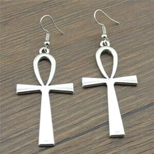 Ancient Egyptian Kemetic Ankh Earrings